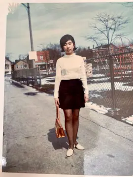My mother as a young woman, in a vintage family photograph