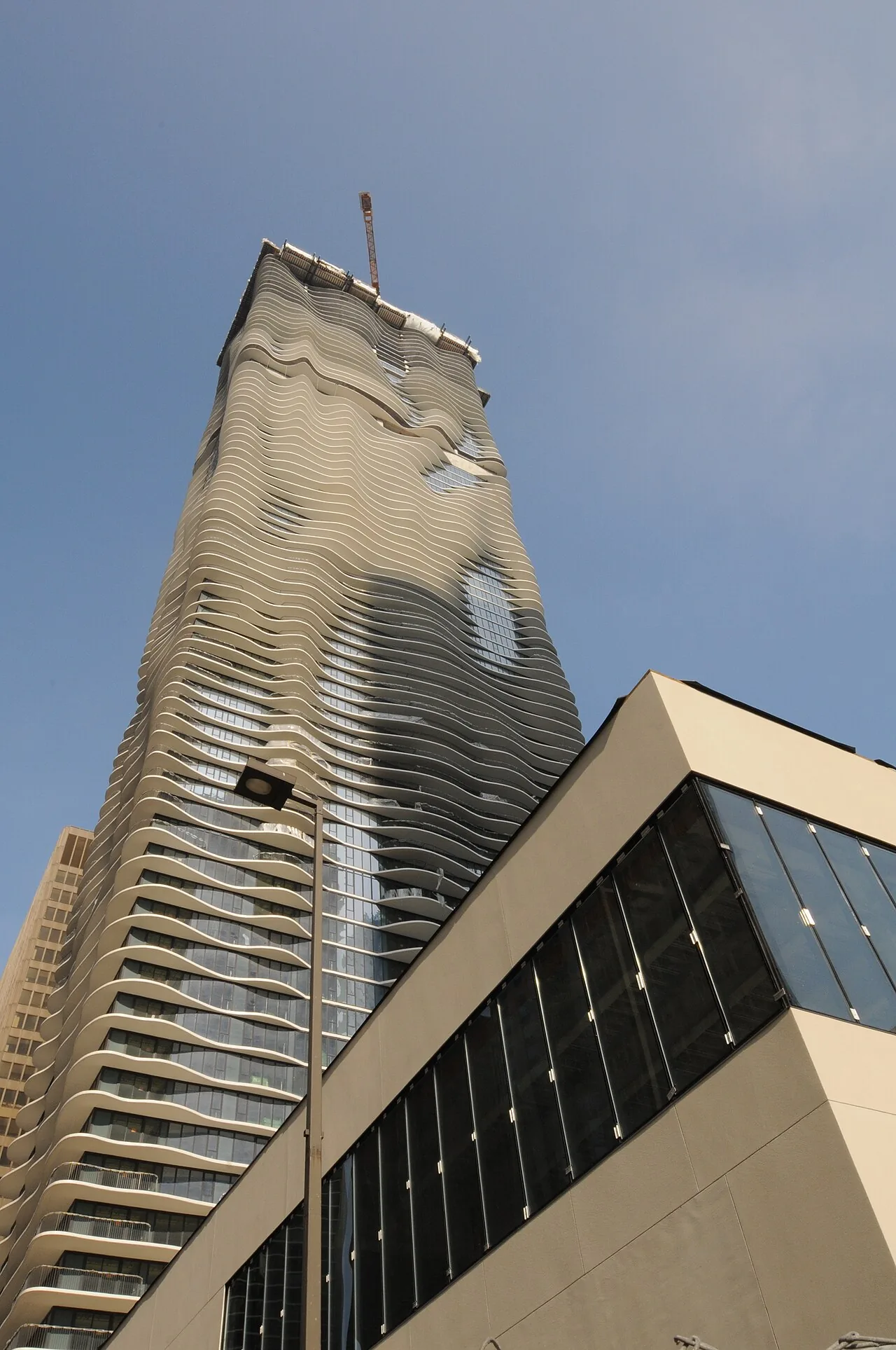 Aqua architectural detail