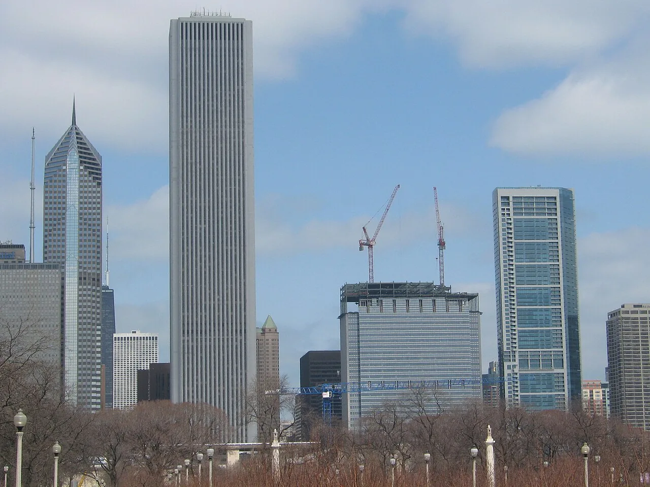 Two Prudential Plaza architectural detail