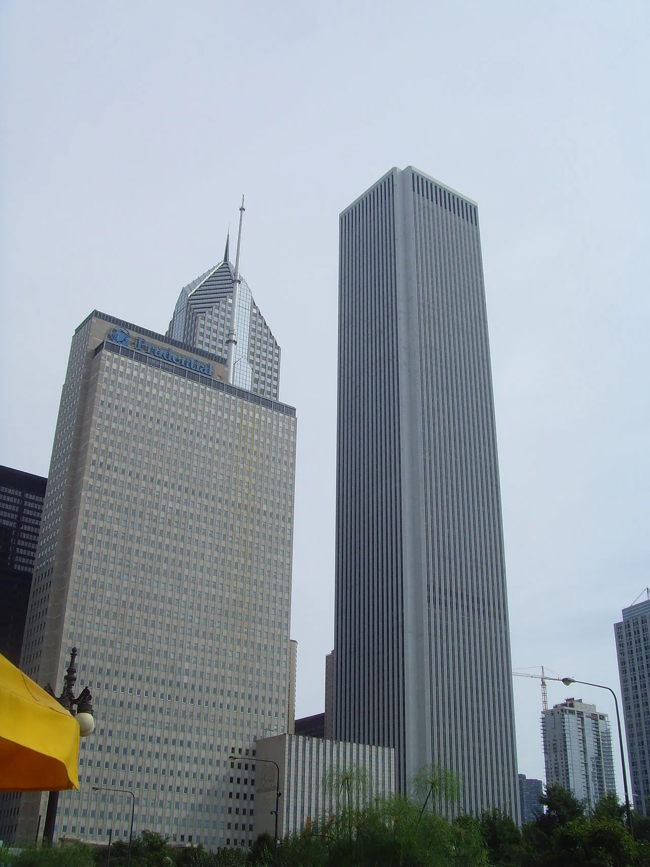 Two Prudential Plaza architectural detail